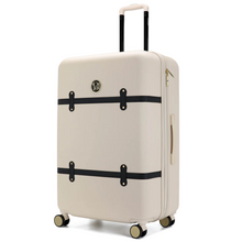  Grace Expandable Retro 25" Medium Check-in Suitcase - Champagne Luggage