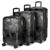Contour Expandable Luggage Set - Black